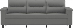 3-kohaline diivan Diivan Lounge diivan Relax diivan K&uuml;lalissohva Polsterdatud diivan Elutoa diivan L&otilde;&otilde;gastav diivan magamistuppa K&uuml;lalistetoas Tumehall 180 cm Mikrokiudkangas