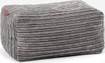 Lounge Pug Small Footstool Pouf, grafiithall Corduroy kangas, Pouf Bean Bag Stool Living Room