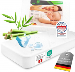 TAS Emporium madratsikaitse 70 x 140 + 12 Veekindel ja hingav - Valmistatud bambuseviskoosist - Oeko-Tex&reg; & Dermatest&reg; - Madratsi pealiskate lastele - Sobib allergikutele - lestade kaitse