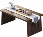 WIKLMOTH Kokkupandav Jaapani stiilis p&otilde;randal asuv v&auml;ike teelaud, Tatami kohvilaud, madal altarilaud meditatsiooniks, p&otilde;randal istumiseks, toiduks ja vaimseteks praktikateks (p&auml;hkelpuu, 70 x 40 x 30 cm)