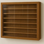 Minikollektsiooni vitriinkapp Tamme viimistlus M&otilde;&otilde;tmed (S x P x K): 50 x 5 x 40 cm