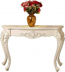 Schmale Konsole Sofatisch Stilvoller Eingangs- und Wohnzimmertisch Holz Foyer M&ouml;bel Europ&auml;isches Design Flur Akzenttisch (100 x 30 x 86 cm/40 x 12 x 34)