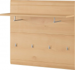 Amazon br&auml;ndi Alkove GW-ADANA mantlihoidja paneel 3575 p&ouml;&ouml;gi imitatsioonist, MDF esiosa soonitud freesimisega, kahe riidekorvi ja nelja riidekonksuga, 96 x 90 x 30 cm (B x K x S)