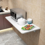 Seina kokkupandav laud pesuruumi, k&ouml;&ouml;gi s&ouml;&ouml;gilaud, seinale paigaldatav kokkupandav t&ouml;&ouml;pink, teisaldatav arvutit&ouml;&ouml;koht, t&ouml;&ouml;laud kodukontorisse, garaaži, keldribaarile, valge