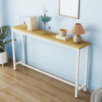 Generisch Hohe Stehtische, Konsolentische f&uuml;r Flur Schmaler Couchtisch mit Stauraum Kleiner Flurtisch, f&uuml;r Vorraum K&uuml;Chenfoyer(Walnut,23.6 * 11.8 * 39.4inch)