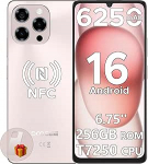 DOOGEE Note 58 Pro Android 16 nutitelefon ilma lepinguta 32GB + 256GB Octa Core 6,75-tolline HD + 90Hz mobiiltelefon ilma lepinguta 6250mAh mobiiltelefon Odavad 16MP + 8MP Simlock-Free mobiiltelefonid Dual