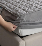 YUDEYU voodipesu lehed Hall pestud puuvillasest kangast paigaldatud voodipesu madratsikatte voodipesu (160 x 200 cm/k&otilde;rgus 16-25 cm)