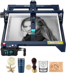 Atomstack A10 Pro lasergraveerimismasin 50 W, laserl&otilde;ikur 10 W v&auml;ljundv&otilde;imsusega, offline graveerimine ja puutetundlik juhtimine, kahesuguse kokkusurutud punktiga puidust, metallist, akr&uuml;&uuml;list, nahast, keraamikast, 11000 mm/min.