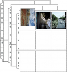 eTone 120 Archive Storage Sheets, 6x9 Single Film Negative Slides, Pack of 50