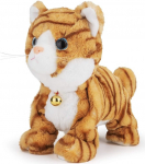 Interactive Electronic Plush Cat Toy - Update Touch Control Meow Kitten with LED Eyes, Electronic Robot Cat Toy Gifts for Boys & Girls Children's Birthday Christmas