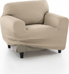 FAVERTI Elastne tugitooli kate universaalne 70-110 cm | Reale mudel | Beež | Tooli kaitsekate &uuml;ksiktoolile | Kvaliteetne kaitse Jacquard-kangastest