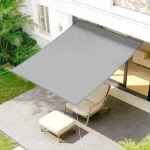 LOVE STORY P&auml;ikesekaitse markiis, 1 x 2 m ristk&uuml;likukujuline varju v&otilde;rk aasadega, veekindel pol&uuml;ester (PES) tuulekaitse, 95% UV p&auml;ikesekaitse v&auml;litingimustesse, &otilde;ue, terrassile, autovarjualusele, hall