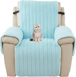 Toolikate, lamamistoolide diivanikatted, sametist pl&uuml;&uuml;s, lamamistoolide diivanikate, reguleeritava kummipaelaga toolikate, pestav diivanikaitse, toolikate (sinine)