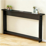 Konsolentisch Lange schmale Nachttisch 80-150cm, d&uuml;nne Konsole hinter Sofa, platzsparendes Stauraumregal f&uuml;r Schlafzimmer Eingang Flur(A,47.2x5.9x25.6in/120x15x65cm)