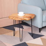 NXN-HOME NBWOOD looduslik serva k&uuml;ljelaud 3 juuksekarva jalaga ja &ouml;&ouml;kapp magamistuppa ja elutuppa, 19" L x 16" W x 20" H 20" T k&uuml;ljelaud L k&uuml;ljelaud