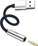 USB adapter pesa 3,5 mm v&auml;lise heli AUX k&otilde;rvaklappide helikaabel Dongle muusika adapter PC mikrofon s&uuml;learvuti konverter &uuml;hildub Samsung Android k&otilde;rvaklappidega