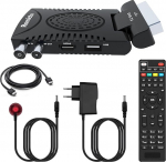 Romicta DVB-T2 vastuv&otilde;tja ja kaabelvastuv&otilde;tja DVB-C - H.265 HEVC FTA Full HD 1080P, PVR, USB, HDMI, Timeshift, SCART, maapealse digitaaltelevisiooni tuuner, ei toeta Freenet TV-d ja satelliite.