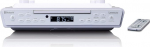 Lenco KCR-150 CD baasil FM k&ouml;&ouml;giraadio - Bluetooth - jaamam&auml;lu - 2 x 3 W RMS - allpaigaldatav paigalduskomplekt - AUX sisend - taimerfunktsioon - valge, A003089