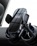 YOSH Autotelefoni hoidja &uuml;mmarguse &otilde;huventilaatori jaoks, mis &uuml;hildub Mercedes A/B/C/V klassiga, GLA/GLB/GLC/GLE Stabiilne kolmnurkne kinnitus iPhone'ile ja Samsung Pixelile, Mercedes-Benz lisatarvikud Peeglid