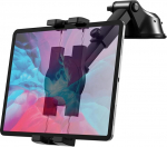 Oilcan tahvelarvuti autokinnitus, auto iPad hoidja reguleeritava teleskoopvarrega, auto esiosa iPad Pro/Air/Mini, iPhone, 4-12,9-tollise mobiiltelefoni ja tahvelarvuti jaoks