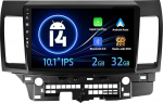 Android 14 autoraadio Mitsubishi Lancer 2008-2016 - tagantj&auml;rele vaatamise kaamera - 10" IPS toetab DAB+ / roolijuhtimispuldi juhtimine / WiFi / Bluetooth / Mirrorlink / Carplay / USB / RDS / GPS 2G + 32G