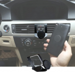 YIWANG Alumiinium sulamist telefoni hoidja must