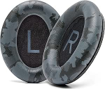 WC PadZ QC45 - k&otilde;rvapadjad Bose QuietComfort 45 / QuietComfort Se/QuietComfort Wireless jaoks Wicked Cushions | Ekstra paksud padjad | Kvaliteetne vastupidav &otilde;mblus | Must Camo