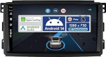 9-tolline Android 12 autoraadio Benz Smart Fortwo 451 (2005-2010) - tagurduskaamera tasuta - 2G + 32G - 2 DIN - DAB roolijuhtimine WiFi Carplay Android auto DSP Split Screen 4G Bluetooth
