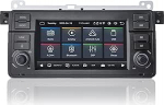 Linuxi autoraadio BMW E46 3 seeria 1999-2005 Flash Start/Bluetooth/Wireless CarPlay/Android Car/FM/AM/RDS/USB jaoks