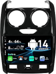 SXAUTO Android 13 IPS autoraadio sobib Renault Dusterile (2015-2017) - Sisseehitatud Carplay/Android Car/DSP - LED kaamera + MIC - 4G + 64G - DAB 360 kaamera roolijuhtimine Fast-Boot AHD WiFi -2