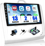 SIXWIN 2+64G Android 13 autoraadio Ford Focus Exi MT 2 3 Mk2/Mk3 2004-2011 koos Carplay/Android autoga, 9-tolline HD puuteekraan koos WiFi GPS Bluetooth FM/RDS EQ + tagurduskaamera
