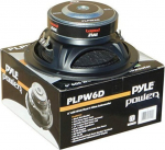 SUBWOOFER PYLE PLPW6D 300 WATTI RMS JA 600 WATTI MAX 6,5" 16,50 CM 165 MM L&Auml;BIM&Otilde;&Otilde;DUGA DVC DUAL COIL 4 + 4 OHM SUB UKSE- V&Otilde;I KARBIS&Otilde;IDUKILE