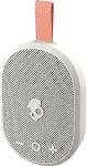 Skullcandy Ounce+ juhtmevaba kaasaskantav Bluetooth-k&otilde;lar, veekindel (IPX7), 16 tundi aku kestvust, t&otilde;eline juhtmevaba stereok&otilde;lar sisseehitatud kanderaamiga reisimiseks ja v&auml;litingimustes kasutamiseks - Bone/Oranž