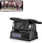 GREENAUTO Solar WiFi tagurduskaamera, traadita magnetiline tagurduskaamera, FHD 1080P IR &ouml;&ouml;n&auml;gemine BSD intelligentne tuvastamine IP69K veekindel, iPhone Android, parkimisabi auto, haagissuvila, haagis