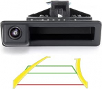 Originaalne d&uuml;naamiline s&otilde;iduraja tagurduskaamera BMW 3 seeria 5 seeria X6 E39 E60 E70 E82 E90, 160 kraadi fisheyes, ainult monitoride, raadiote ja peaseadmete jaoks AHD 720P videosignaaliga
