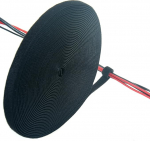 TUKA TKB5014 Velcro kaablipaelad 25 m x 20 mm, vabalt l&otilde;igatav, vastupidav, eemaldatav, korduvkasutatav, kaablipaelad, Velcro lint kaablijuhtimine, Velcro rull paigutuseks, juhtmete kinnitamine, must
