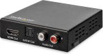 StarTech.com HD202A 4K HDMI Audio Extractor (4K 60Hz, HDMI Audio Sound Splitter, HDR SPDIF Toslink Optical Audio)