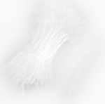 500 t&uuml;kki valge Snap Lock Pins Loop Hinda silt kinnitus 3" 80mm