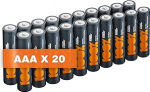PeakPower AAA patareid 20 kaupa | T&ouml;&ouml;stuslikud kauakestvad patareid AAA, vastupidavad ja lekkekindlad | 20 leelispatarei AAA/Micro / LR03 pakk