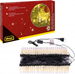 Idena 31839 LED Fairy Lights koos 50 k&uuml;&uuml;nlavalgustusega, elevandiluuk&uuml;&uuml;nlad koos kinnitusklambritega, umbes 26 m pikk, siseruumide kaunistus, j&otilde;ulukaunistus ja j&otilde;ulupuu valgustus.