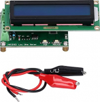 Keenso Compact Low Ohmmeter Milliohm Meter Accurate Capacity Tester HR390 with Crocodile Clip/Holder, High Measuring Resolution, Suitable for Measuring Very Easy to Carry