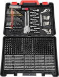 318-teiliges Schraubendreher-Bit- und Spiralbohrer-Set, Multi-Bit-Bohr- und Schraubendreher-Kit mit Aufbewahrungsbox, Hochgeschwindigkeitsstahl-Bits f&uuml;r Reparaturen im Haushalt,