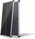 Nicesolar 100 W p&auml;ikesepaneel p&auml;ikesemoodul Bifacial monokristalliline fotogalvaaniline p&auml;ikesepaneel 100 W PV-moodul 12-voldise akude jaoks haagissuvila matkaauto paat jaht RV katusealused Off Grid