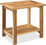 VICTORY RELAX Double Adirondack Side Table, Weather-Resistant Rectangular Side Table for Patio, Garden, Lawn, Living Room, Ideal as a Stylish Side Table for Indoor and Outdoor Use