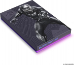 Seagate FireCuda 2TB kaasaskantav v&auml;line k&otilde;vaketas, mis &uuml;hildub PS4, PS5, Xbox One/Seeria, PC, Marvel Edition Black Panther, USB 3.2, sisaldab 3-aastast p&auml;&auml;steteenust (STKL2000401)