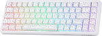 MechLands AK680 MAX Wired Gaming Keyboard Hall Effect Switch, Rapid Trigger Magnetic Keyboard 8K Polling Rate, Top Structure, RGB, QWERTY (White Contour Line)