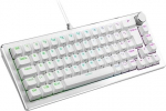 Cooler Master CK720 65% Hot Swap USB mehaaniline m&auml;nguklaviatuur - h&otilde;bedane valge