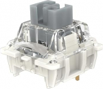 Gateron G Silver Pro 3.0 l&uuml;liti eelliimitud 3 Pin RGB SMD lineaarne tolmukindel &uuml;he vedruga l&uuml;liti m&auml;ngude mehaanilisele klaviatuurile (108 tk, Pro Silver 3.0)