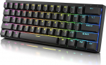 DURGOD Venus 60% RGB RGB mehaaniline m&auml;nguklaviatuur | 60% paigutus ANSI US UK | alumiiniumist korpus | Double Shot PBT Cherry profiil (Gateron Blue, Black)