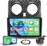 Rimoody 8 s&uuml;damikud 6+128G traadita Carplay Android autoraadio Nissan Qashqai J10 2006-2016 9-tolline puuteekraaniga raadio koos Android auto FM/RDS/EQ/DSP WiFi GPS navigatsiooni peeglilink Bluetooth tagurdamine